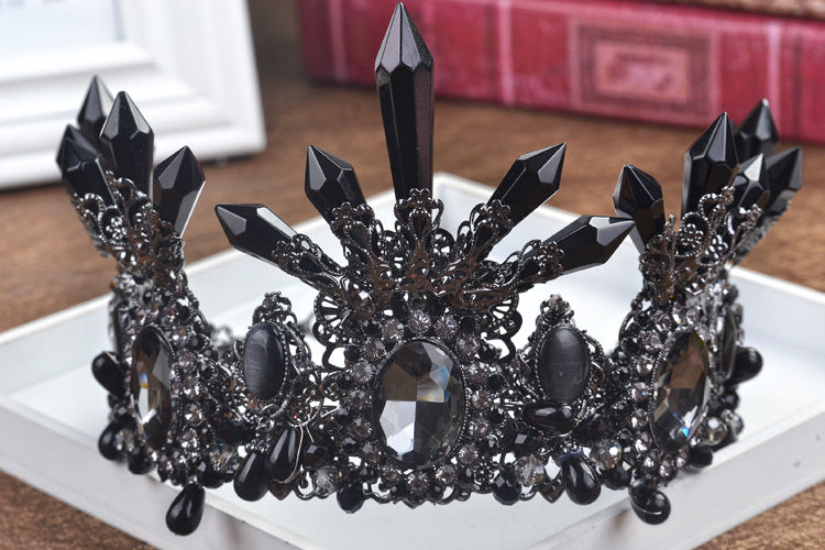 Rock headdress large crystal column set