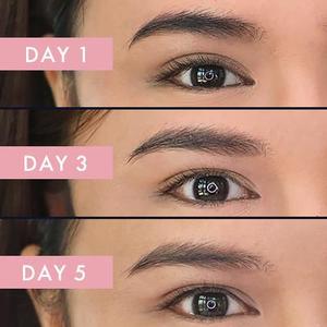 Matte red wine peeling eyebrow cream