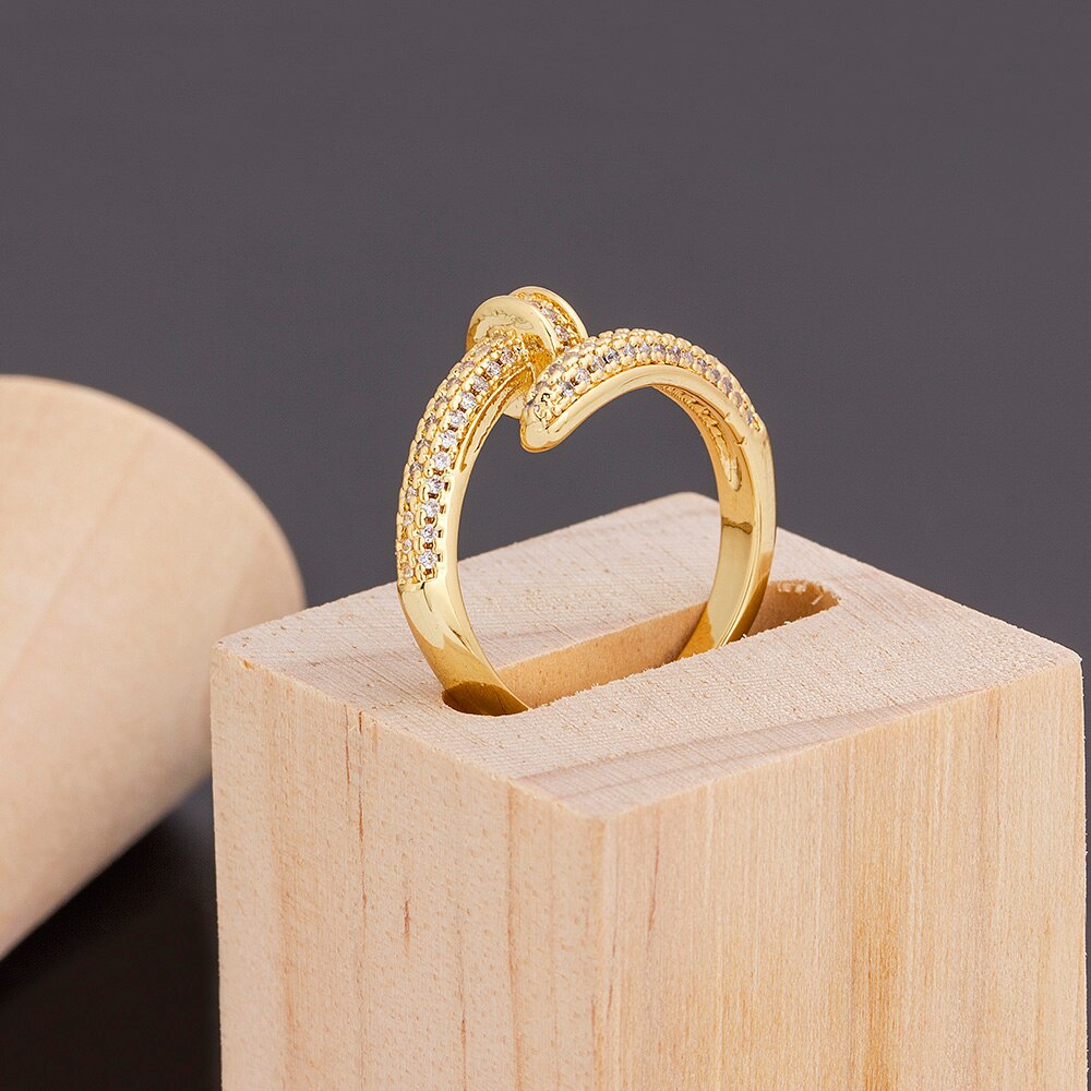 Personalized nail ring