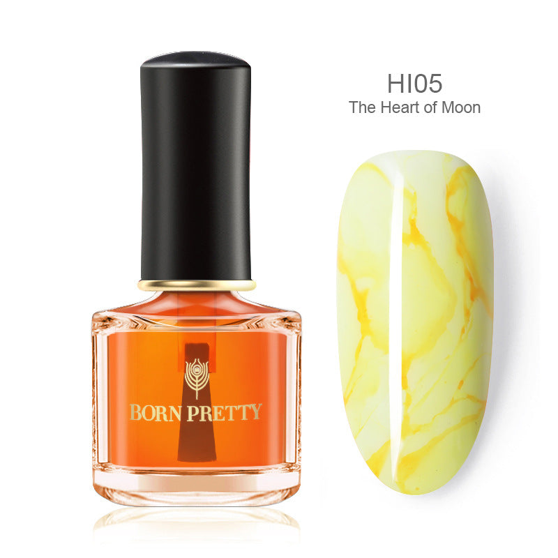 Born Pretty Marbled painted nail polish