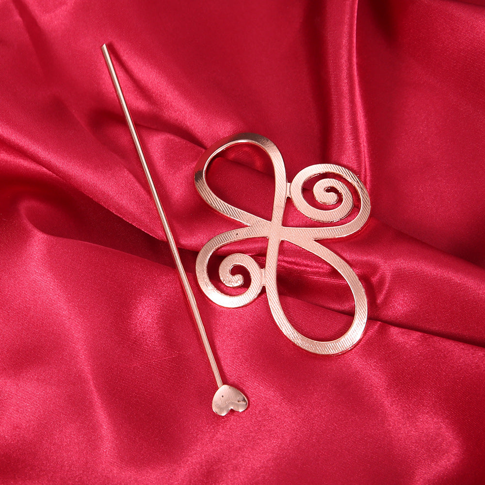 Simple hairpin and comb plate
