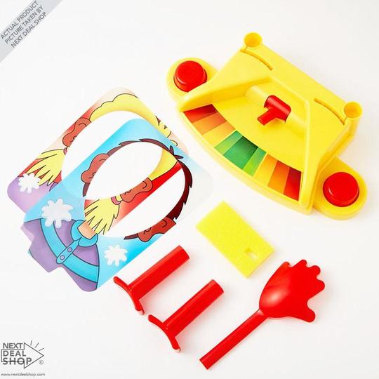 Single cream smash machine, face machine, desktop game, whole person toy.