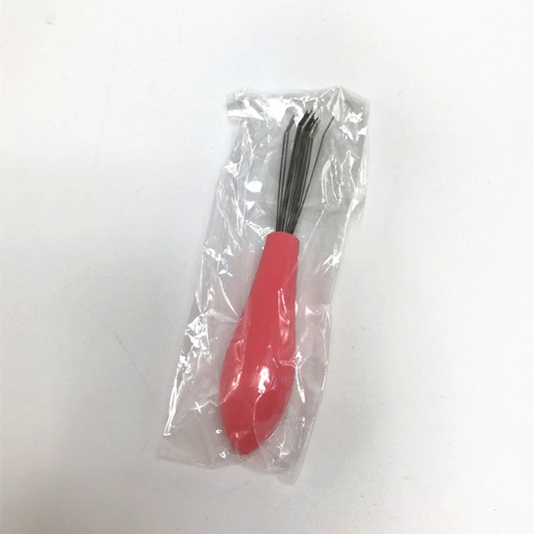Mini Durable Plastic Comb Brush Hook Cleaner