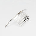Curved hair comb