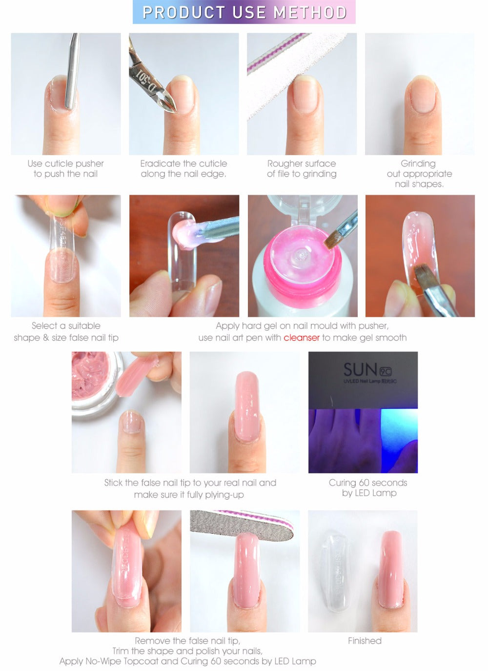 Venalisa Nail phototherapy gel base quick extension glue