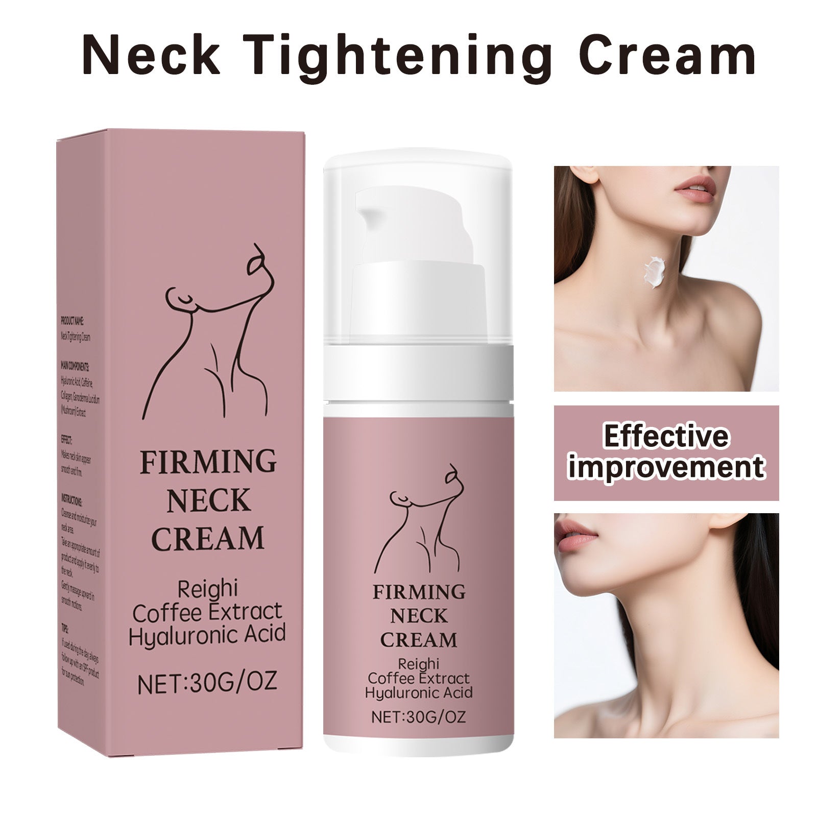 Coffee Extract Mild Nourishing Moisturizing Massage Neck Cream