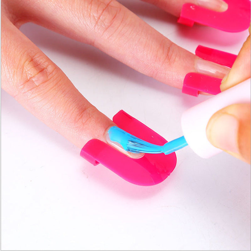 Gradient Nail Art Anti-overflow Protective Folder