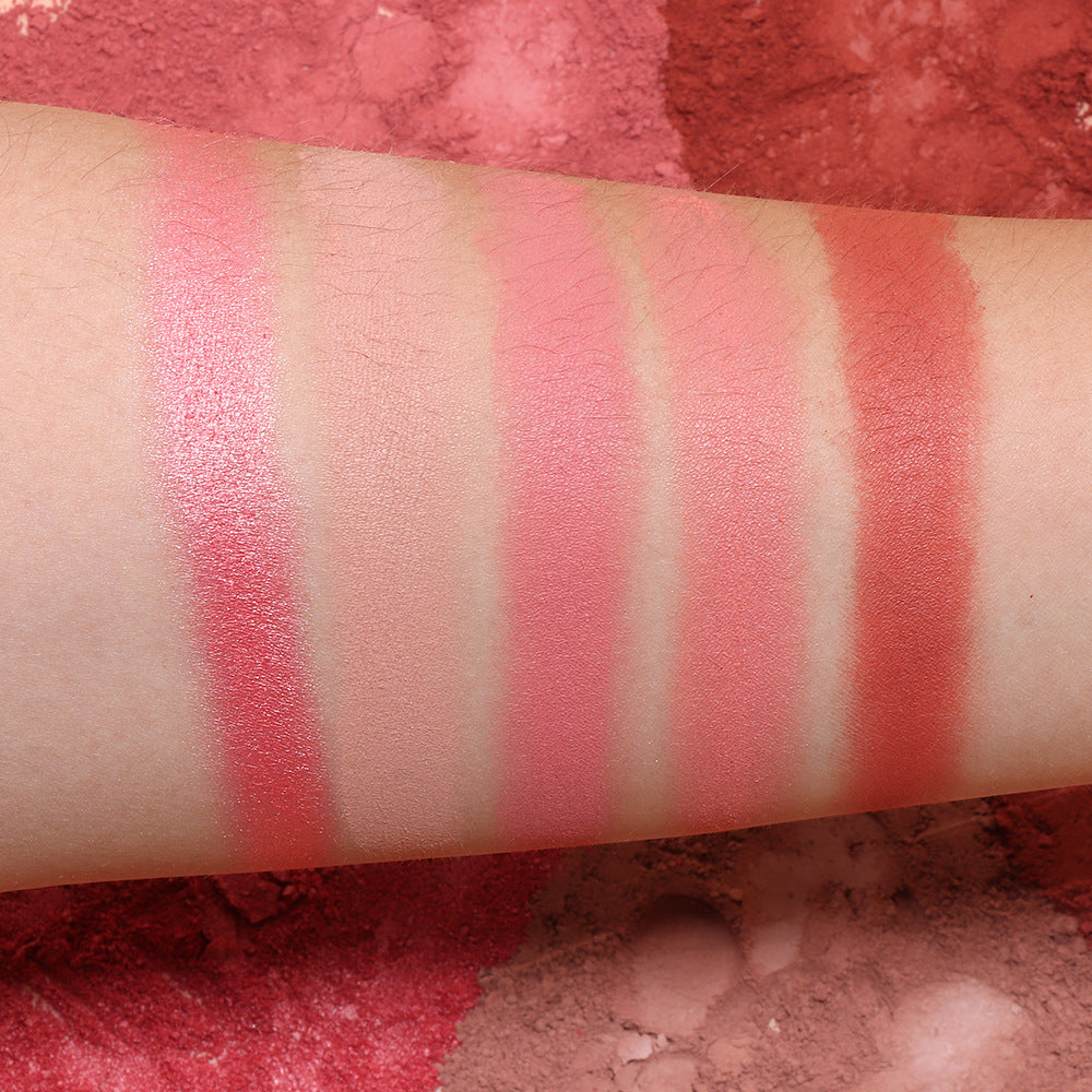 Cakaila Five-color Matte Pearl Rouge Blush Palette