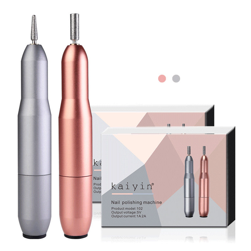 Kaiyin Electric Nail Drill Machine Manicure Machine Set USB Charging Mill Cutter For Manicure Nail File Pedicure Tool Nail Drill Set