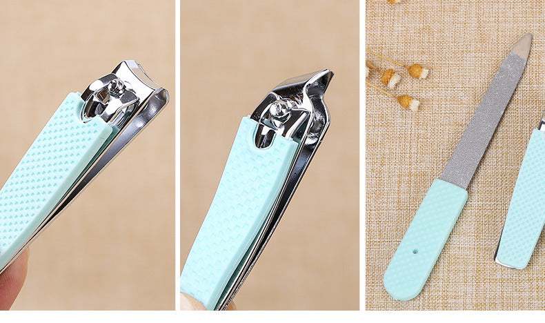 Stainless steel manicure nail clippers