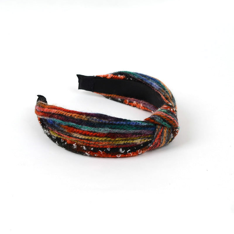 New Style Knitted Thick Wool Headband for Autumn and Winter