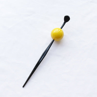 Candy-colored ball hairpins