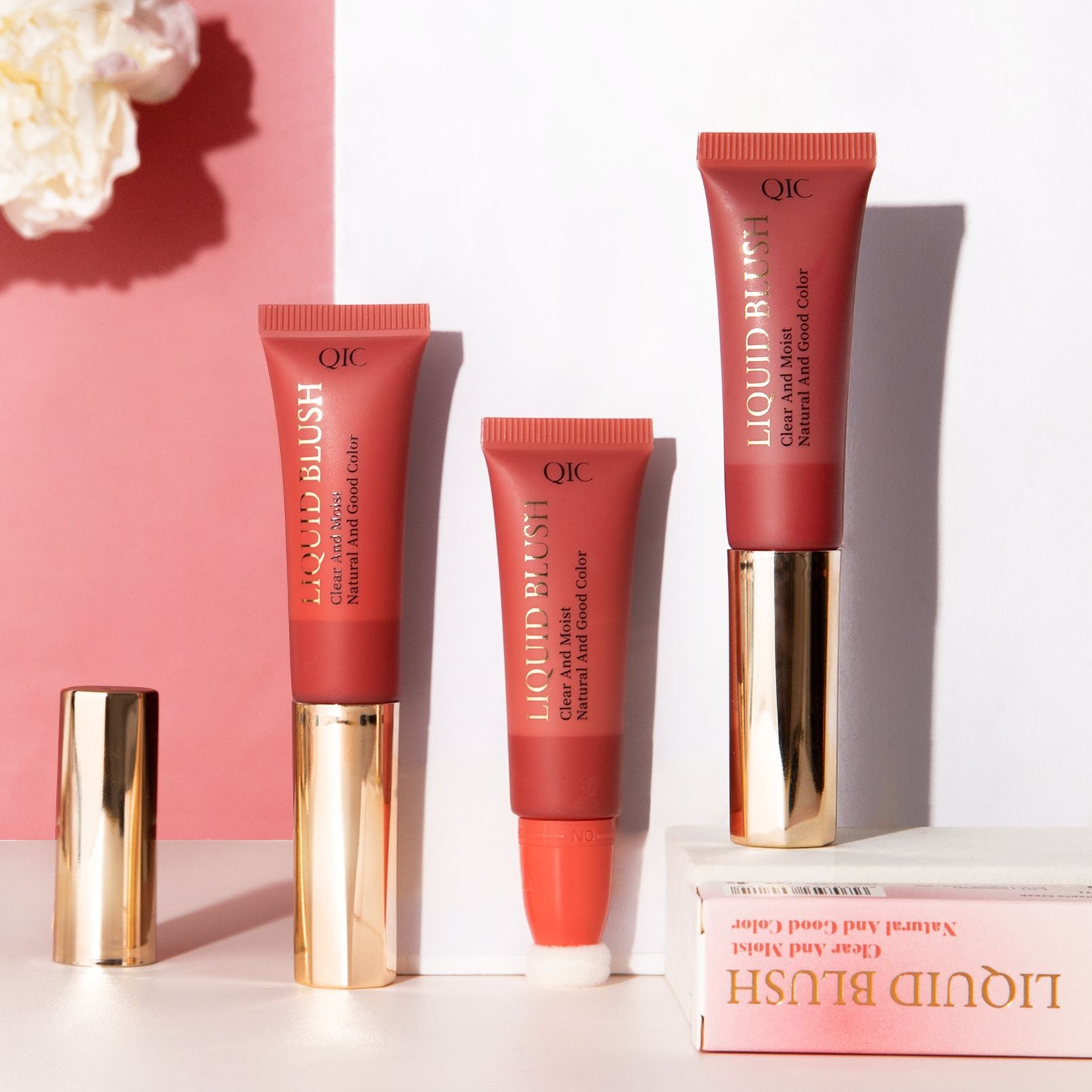QIC Liquid Blush Dazzling Liquid Long-lasting Matte Silky