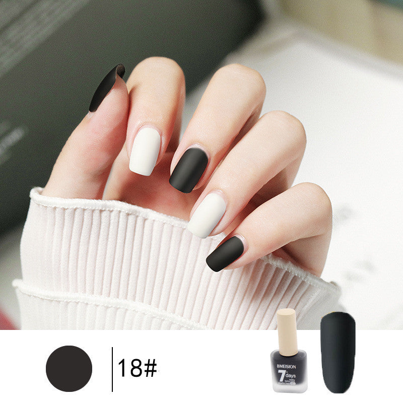 Bmision Frosted No-baking Quick-drying Nude Matte Nail Polish