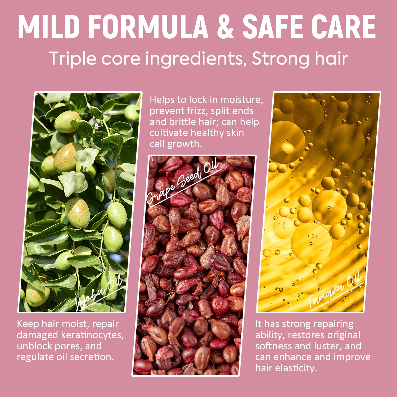 Immetee Curly Hair Shaping Mousse Moisturizing And Scalding Hair Care Elastin Bubble Mousse