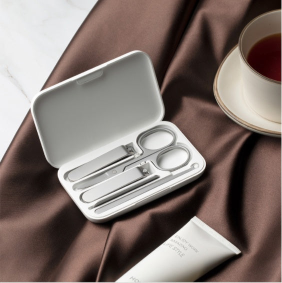 Nail clipper five-piece stainless steel