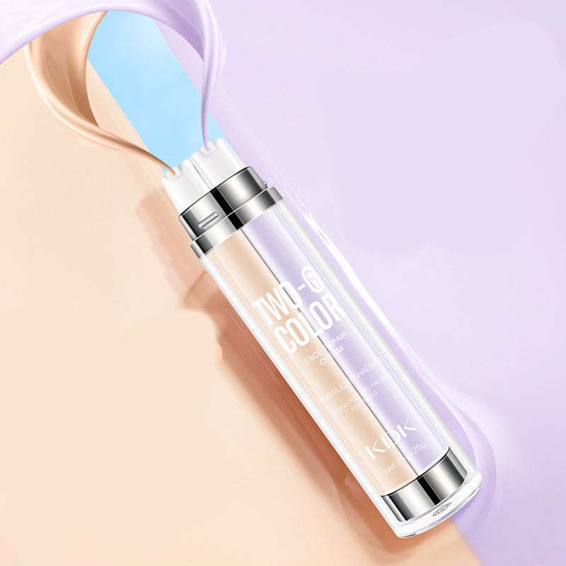 Two-color base cream