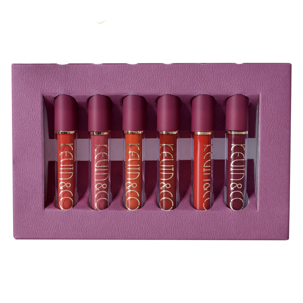 Fashion6-color Lip Glaze Bright  Gloss Lipstick Set