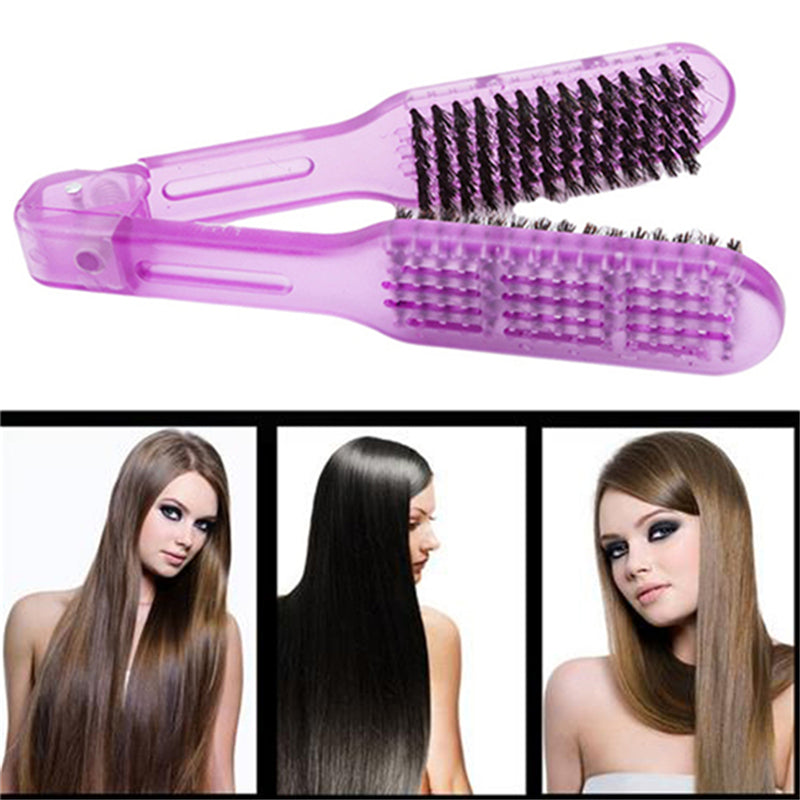 V-type Anti-static Comb Plastic Comb With Pig's Mane