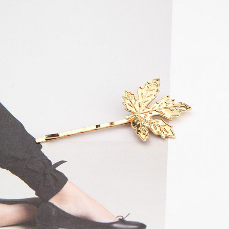 Fashionable simple olive branch leaves hairpin