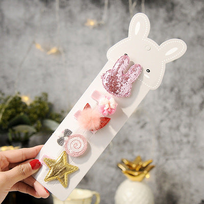 Children's small hairpin crown tiara hair accessories set