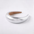 Leather Sponge Thicken Cloth Wide Side Headband