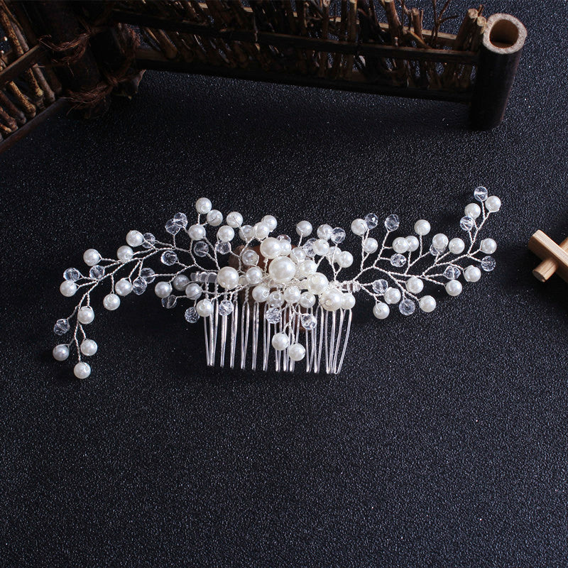 Hand beaded comb