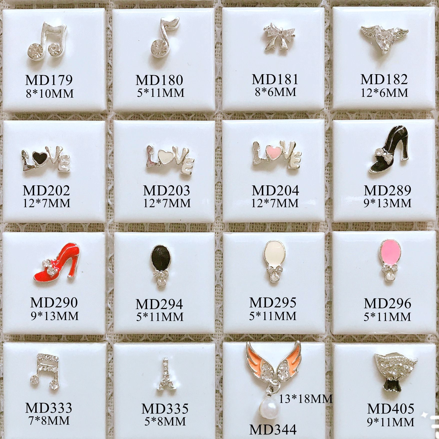 Nail Accessories Nail Alloy Music Symbol High Heels