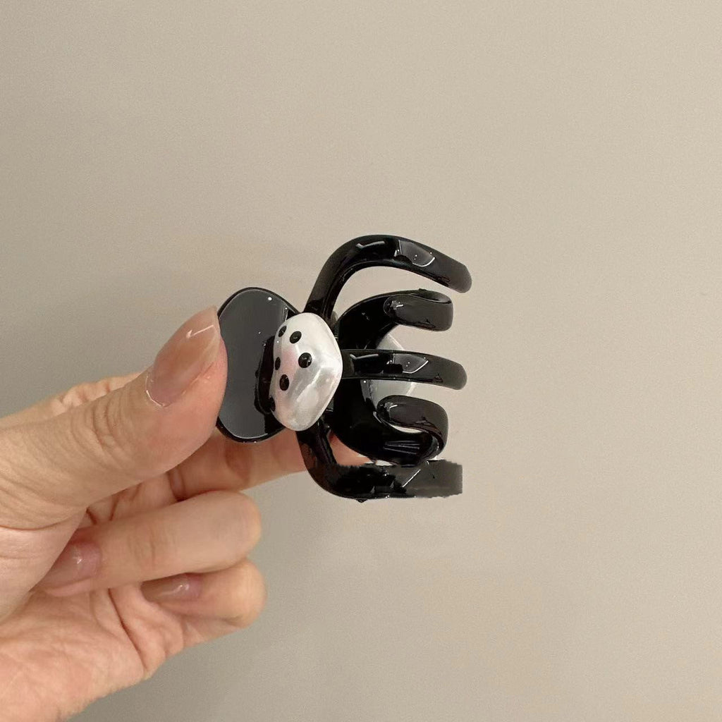 Polka Dot Love Heart-shaped Hairpin Female Accessories