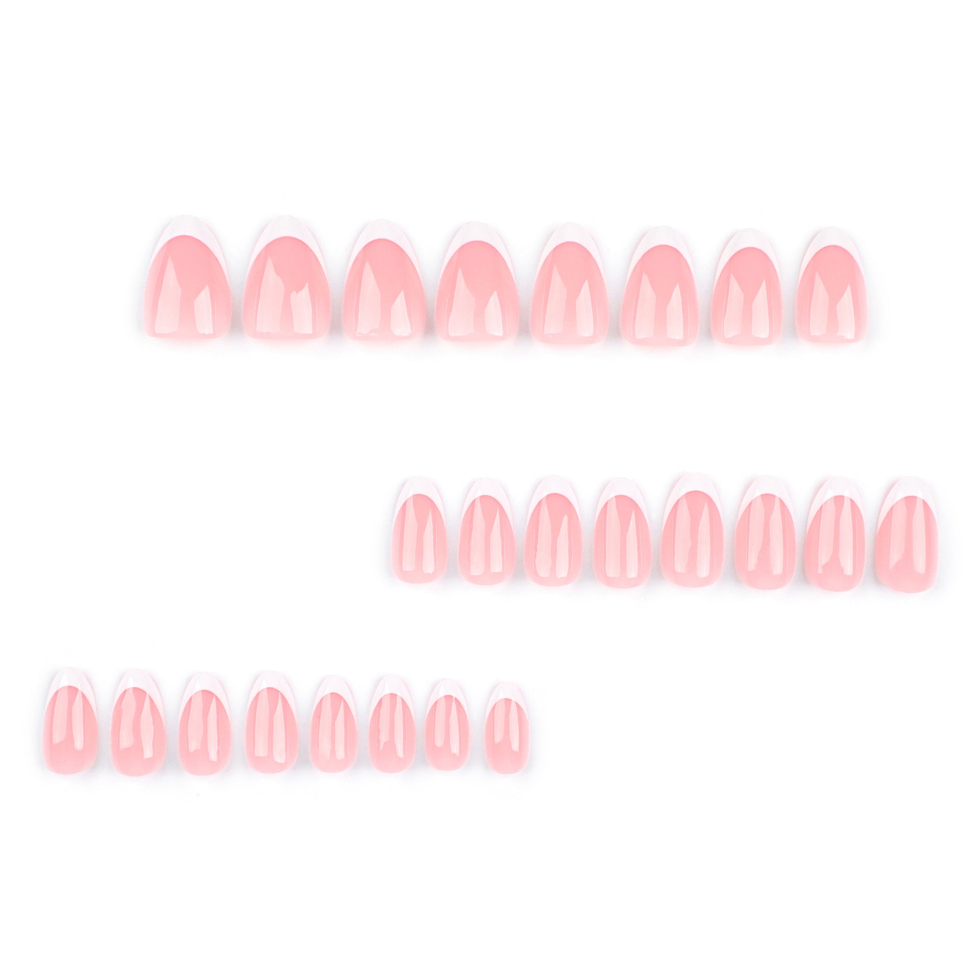 Classic French White Edge Patch Short Pointed Short Wear Nail Nail Tips