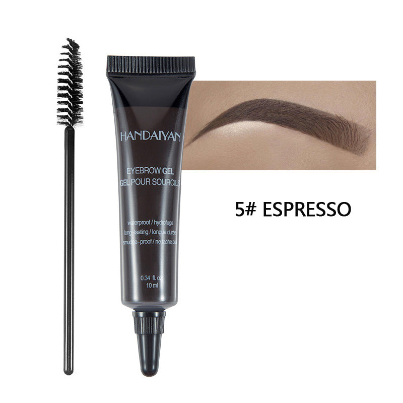 Non-blooming styling liquid eyebrow cream