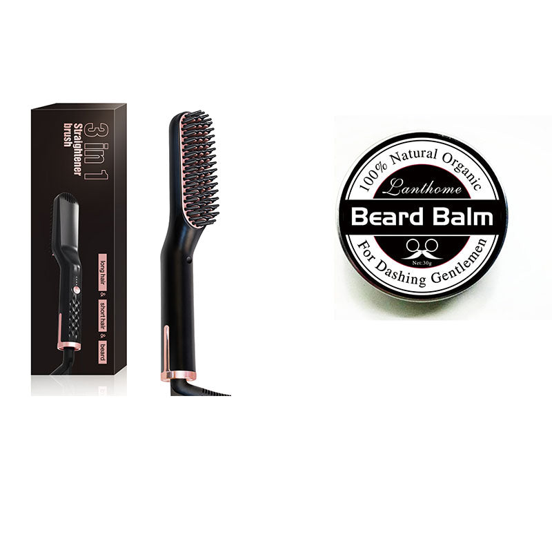 Men's multi-function straight hair comb