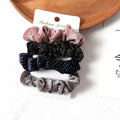 Simple fabric hair rings