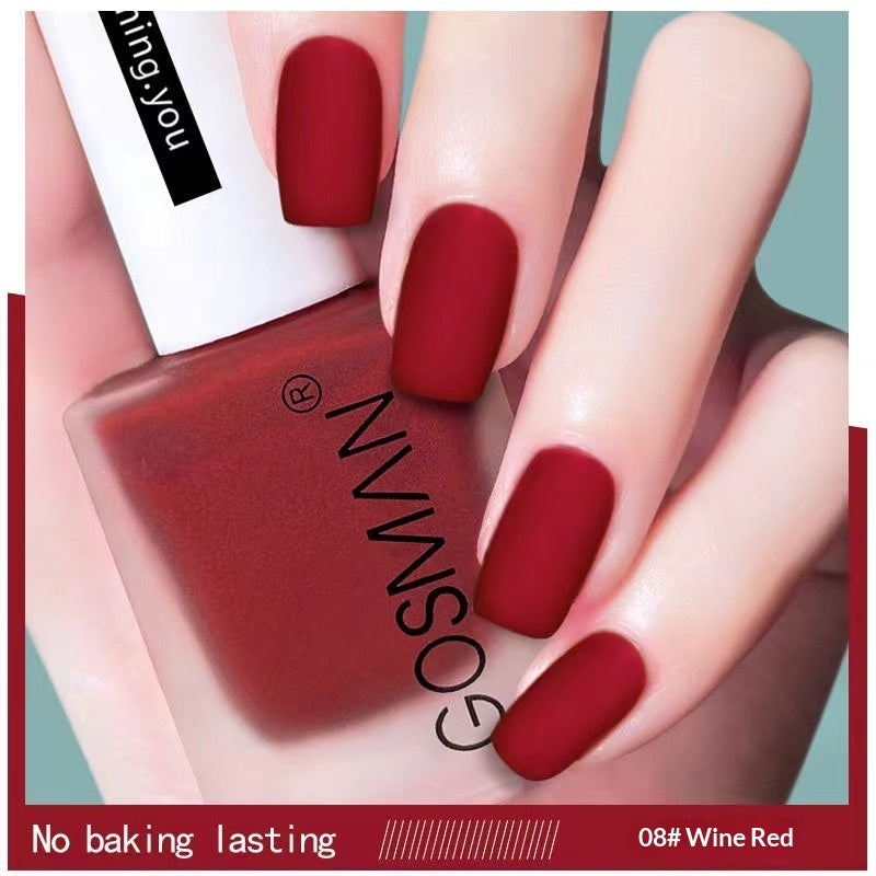 Gosman Quick-dry Matte Nail Polish, Non-peel