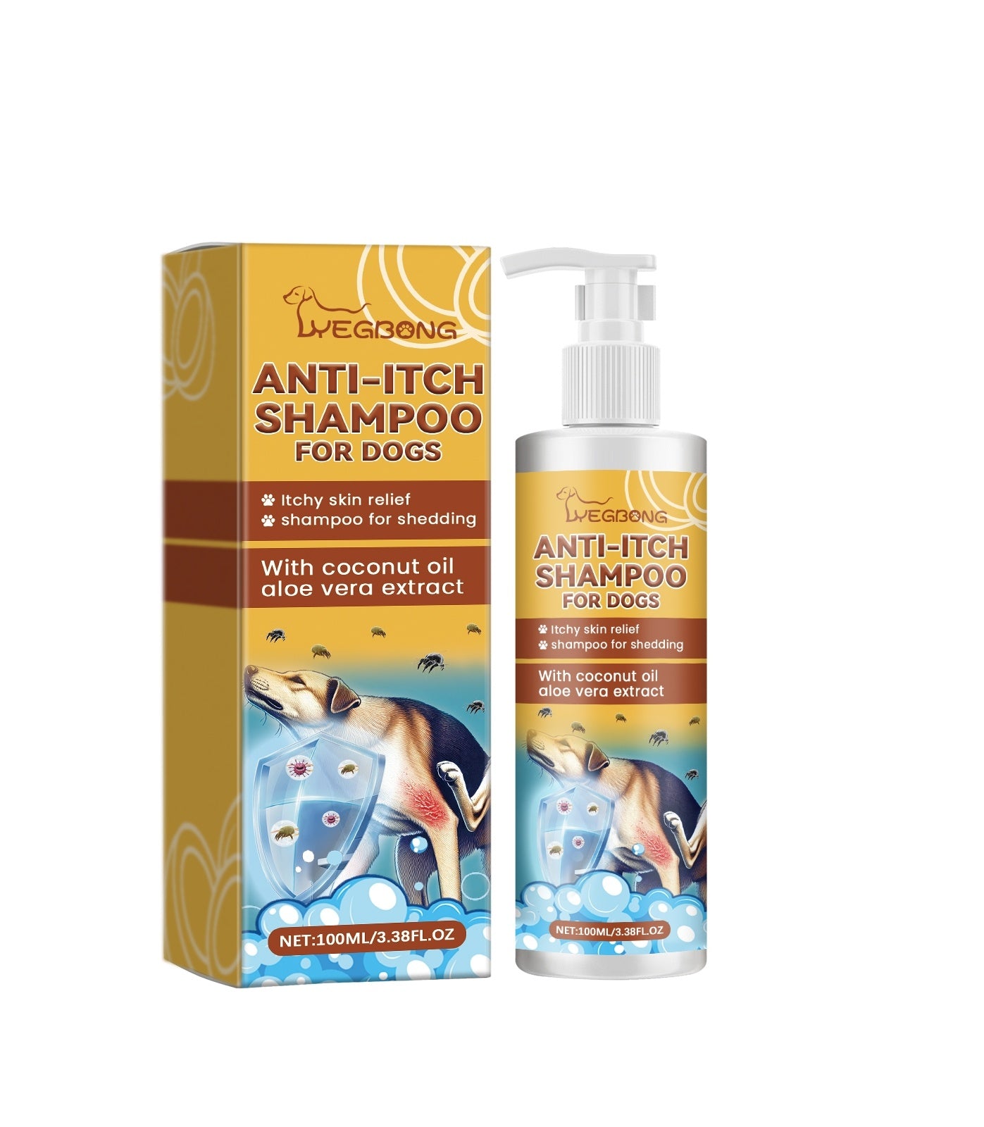 YegBong Odor Control Pet Shampoo For Dogs