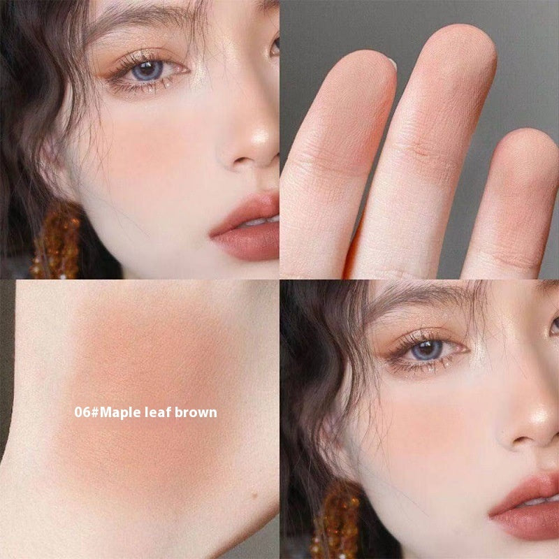 La Mei La Women's Fashion Highlight Blush Makeup Palette Face Repair Pearlescent