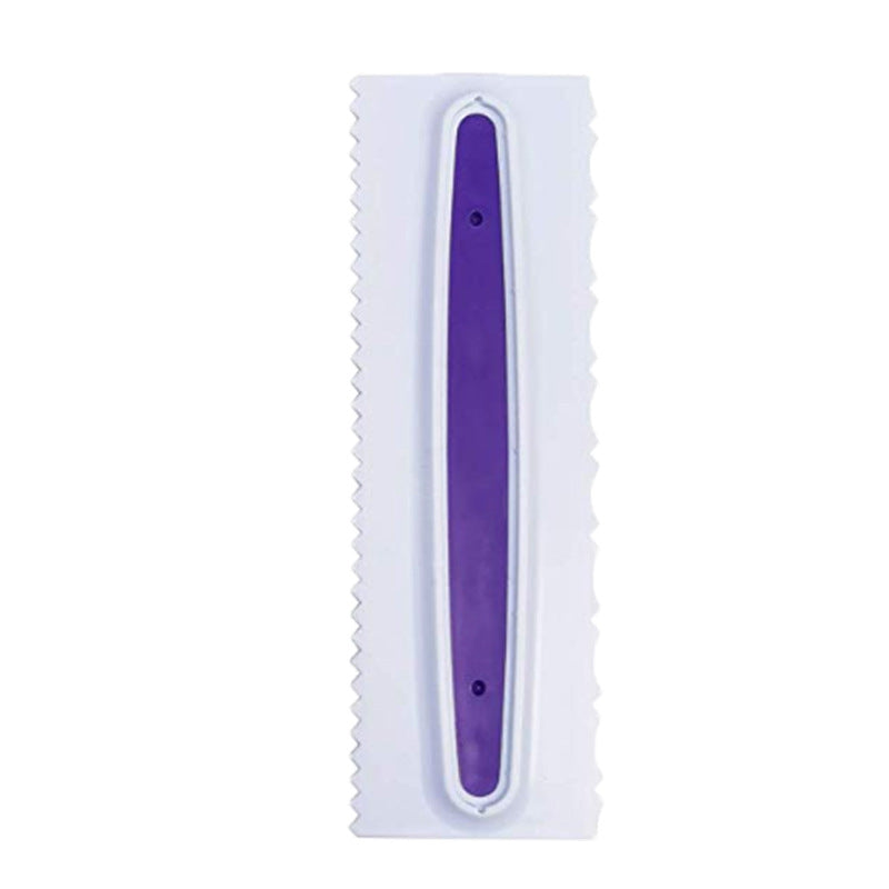 3PCS cream scraper comb plastic scraper Cream spatula fondant cake decoration tool