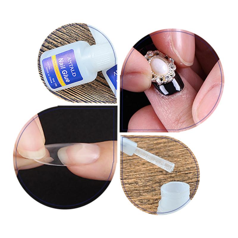 10g blue bottle with brush glue