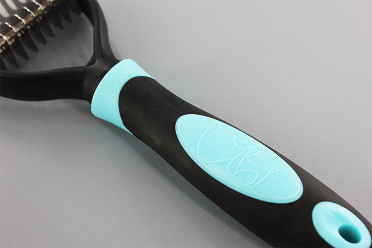 Stainless steel single knife head pet comb
