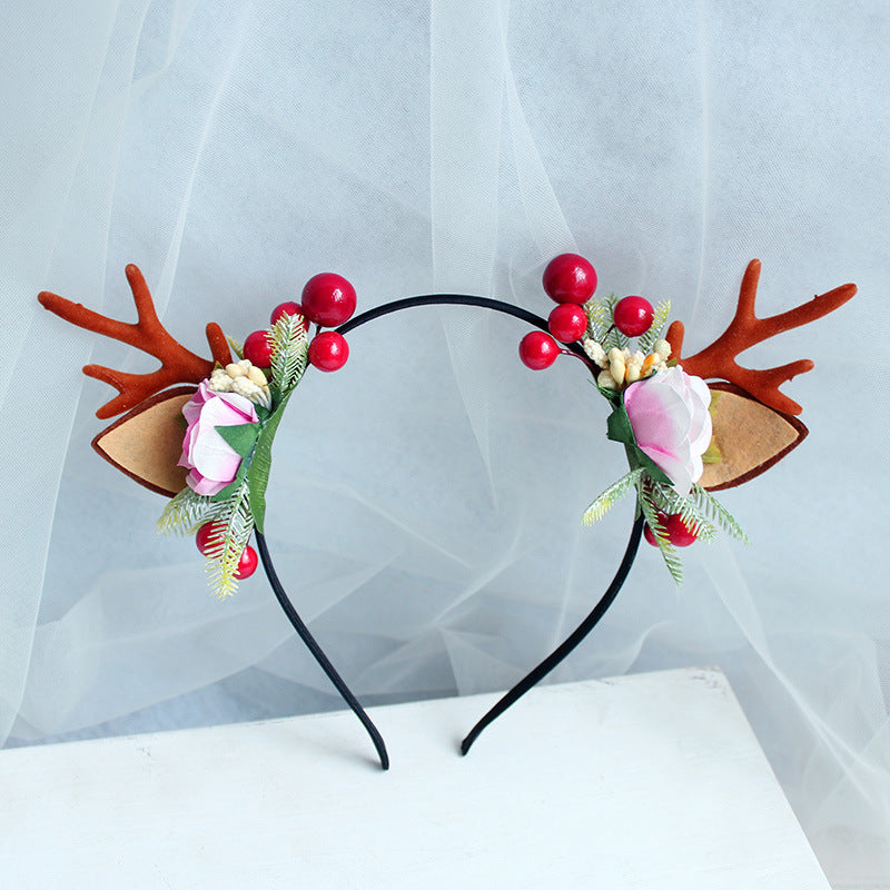 New Christmas Children's Headband Elk Headdress