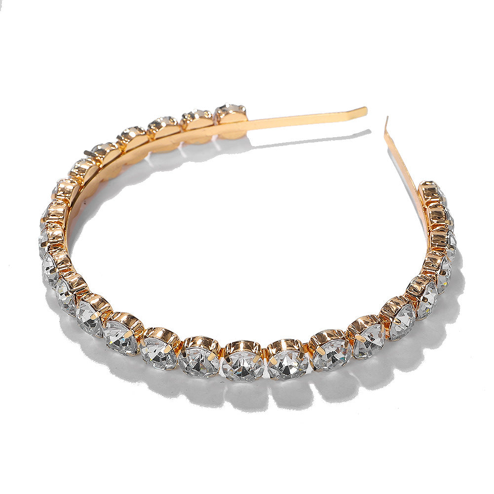 New Popular Geometric Crystal Luxury Bridal Headwear