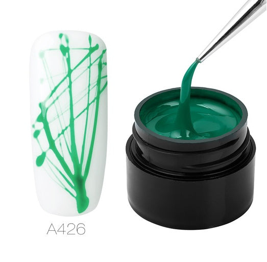 Rosalind spider nail gel Carved nail polish