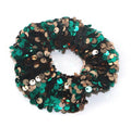 European and American Two-tone Large Sequined Hair Tie