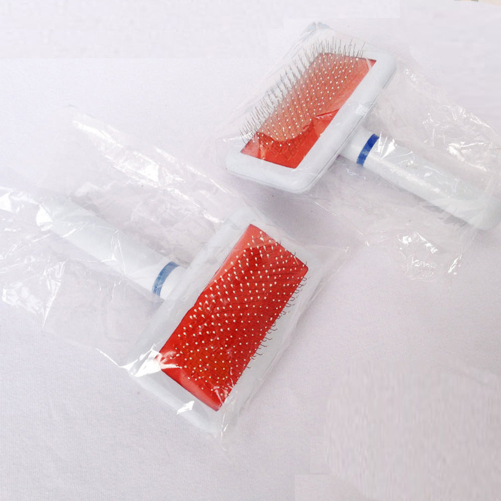 Dog comb stainless steel cleaning needle comb