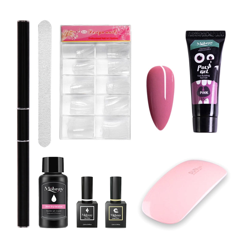 Mobray Manicure phototherapy lamp nail extension cream nail set
