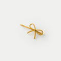 Water lacquer bow one word clip hairpin