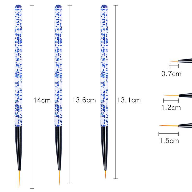 Set of 3 Nail Brush Tools