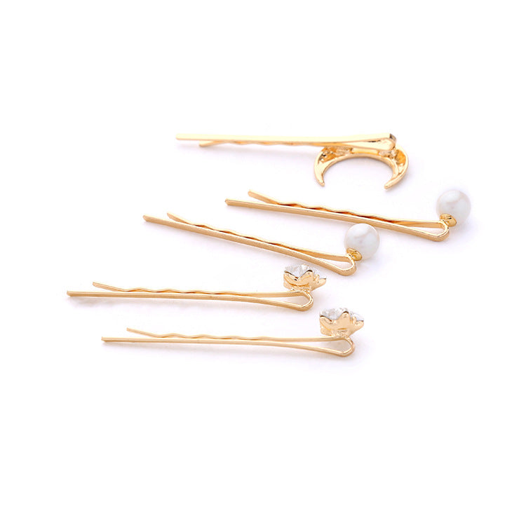 Moon Hairpin Bangs Clip
