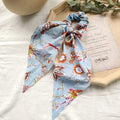Triangle scarf tie hair rope