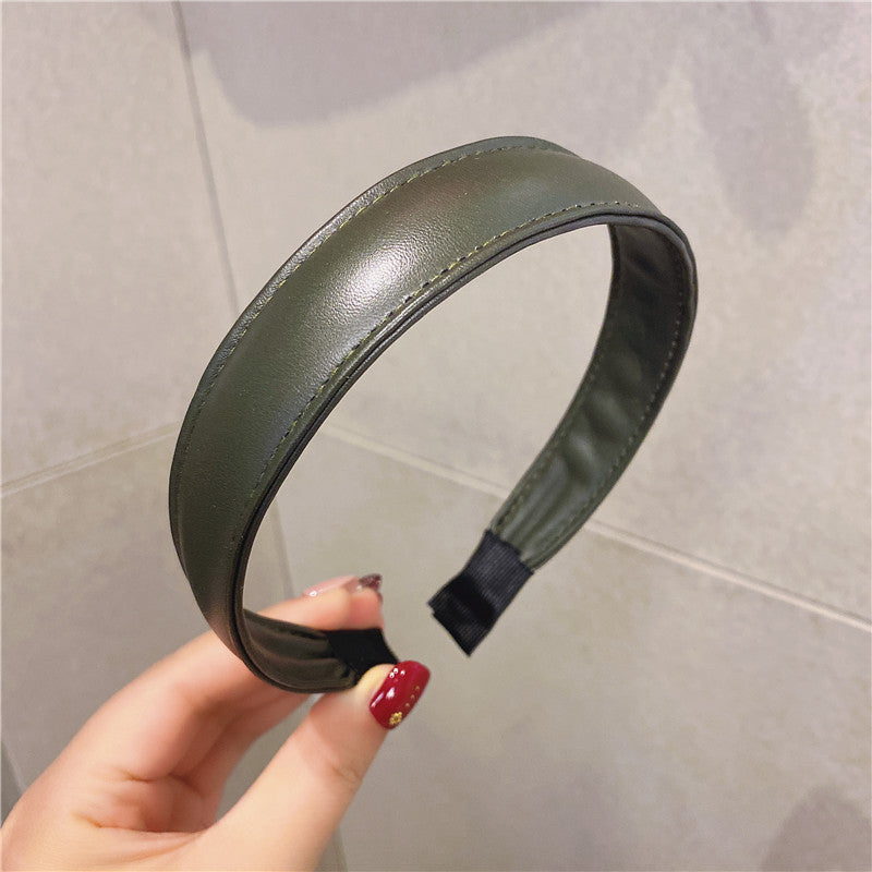 Simple And Versatile Leather Headband Hair Accessories